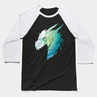 Great Wave Dragon Tsunami Baseball T-Shirt